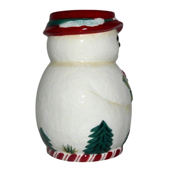 Jolly Ol' Snowy 3 Figural Snowmen Mugs 24 Oz Ceramic by Tracy Holiday Winter - Picture 5 of 8